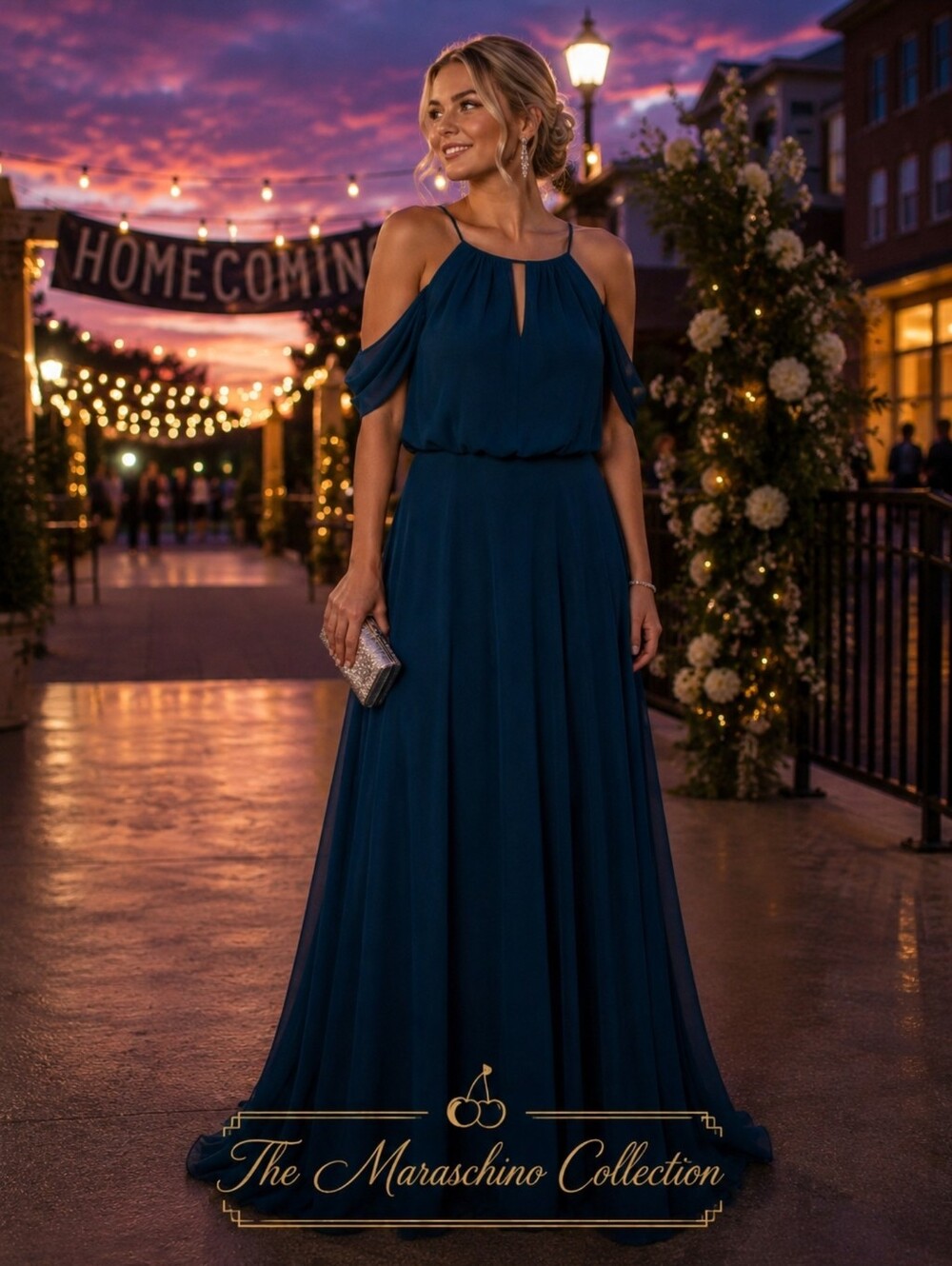 Sorella Vita Peacock Blue Homecoming Formal Gown | 20 NWT